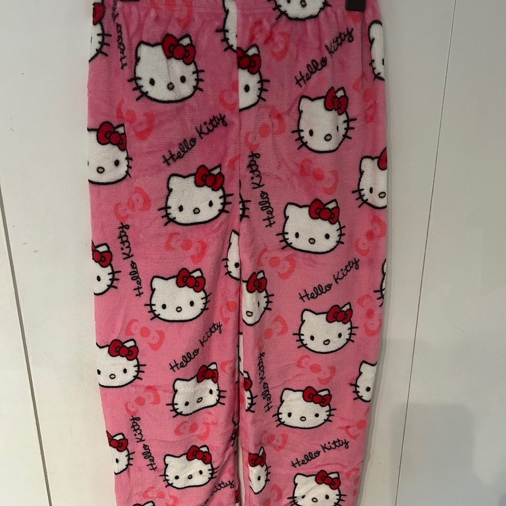 Hello Kitty Pink Fleece Pajama Pants